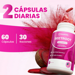 BeetRoot ®  Cápsulas orgánicas ✨🤩 (frasco con 60 cápsulas)