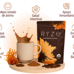 RYZE  ™ Café  de hongos sana tu cuerpo y mente