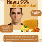Turmeric™   2x1 : Jabón Aclarador  con Ácido Kójico