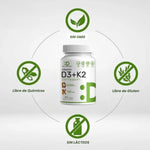 Suplemento de vitamina D3K2 - Alta Potencia