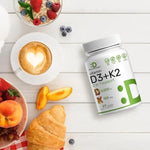 Suplemento de vitamina D3K2 - Alta Potencia