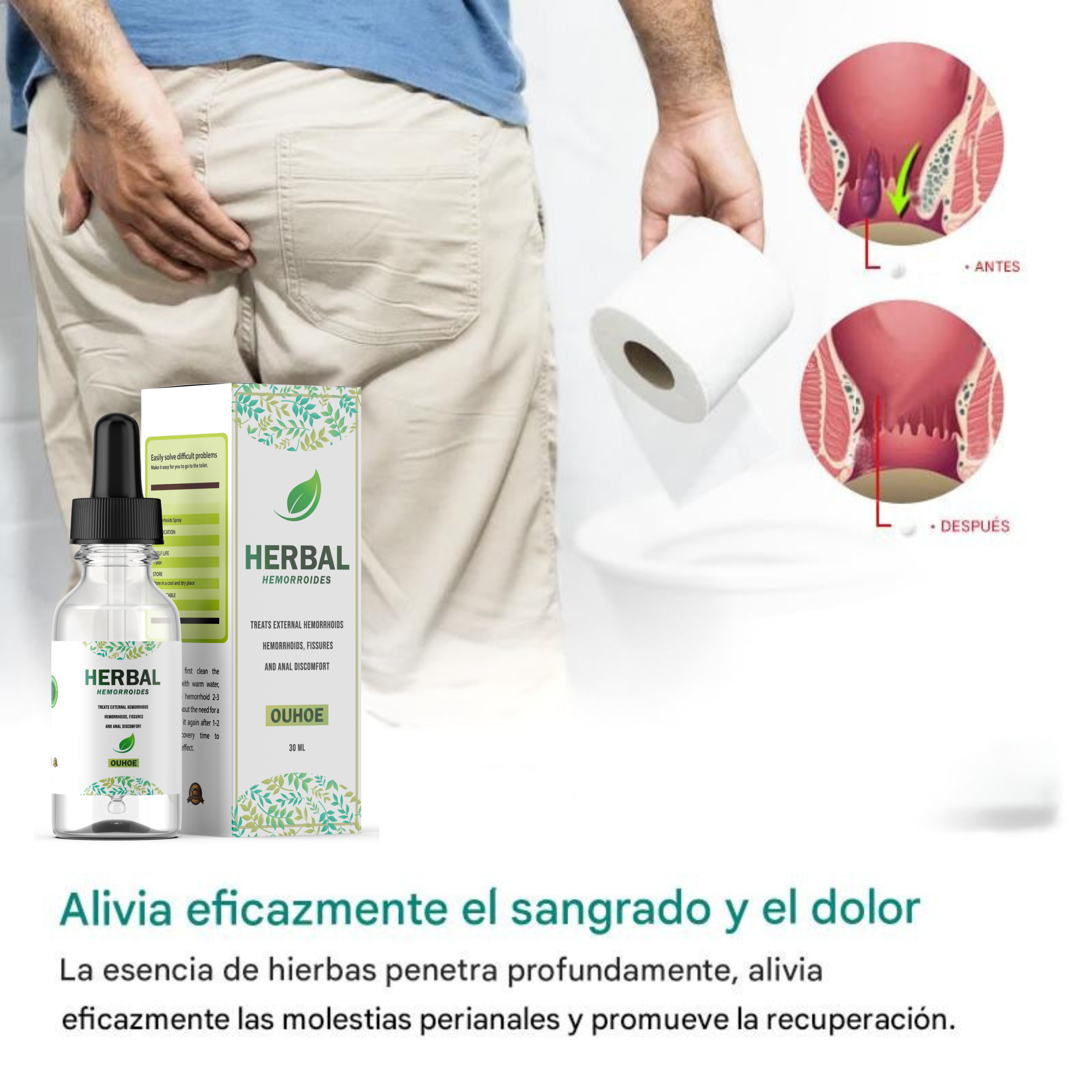 SERUM PARA HEMORROIDES + ENVÍO GRATIS