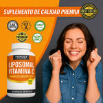 🍊 Vitamina C Liposomal™ – Mejora la Piel, Adiós Varices, Arrugas  y la Menopausia⚡💪 | 60 Cápsulas