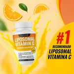 🍊 Vitamina C Liposomal™ – Mejora la Piel, Adiós Varices, Arrugas  y la Menopausia⚡💪 | 60 Cápsulas