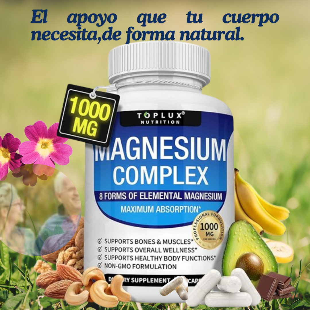 2 x 1 Magnesio Complex™ 8 en 1 - Contiene 60 Cápsulas