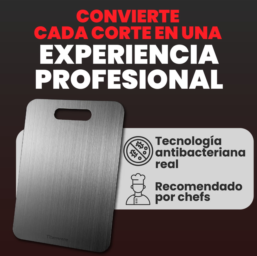 TitanBoard™ – La Tabla de Picar de Titanio