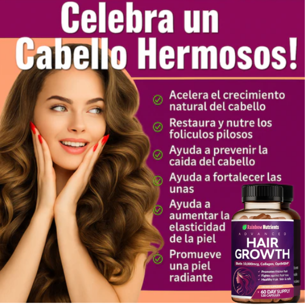 Rainbown Nutrients ™ - Vitaminas Capilares Premium