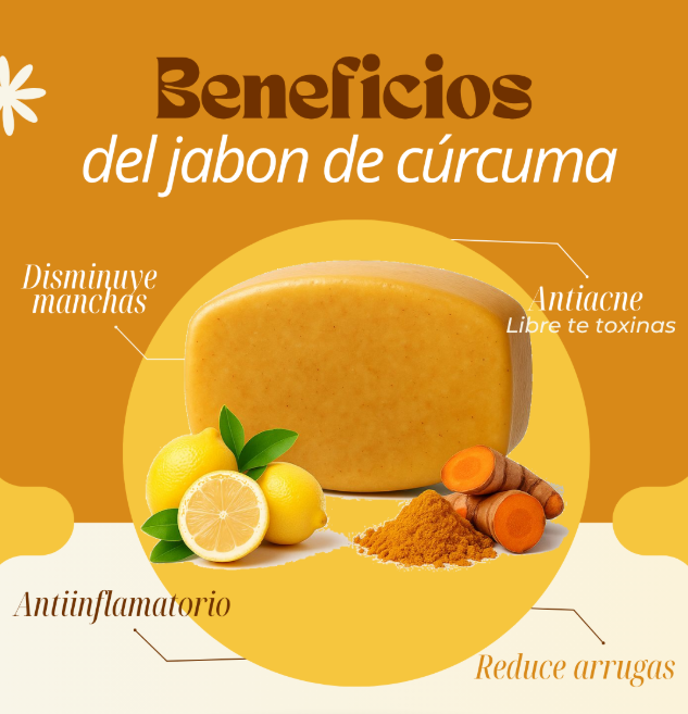 Turmeric™   2x1 : Jabón Aclarador  con Ácido Kójico