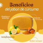 Turmeric™   2x1 : Jabón Aclarador  con Ácido Kójico