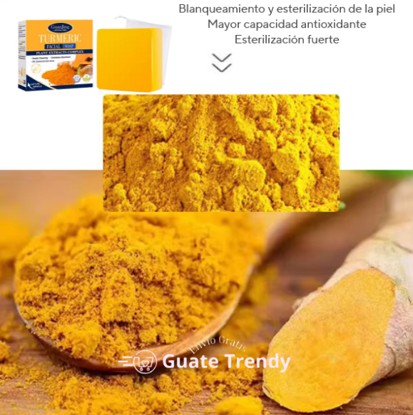 Turmeric™   2x1 : Jabón Aclarador  con Ácido Kójico