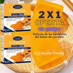 Turmeric™   2x1 : Jabón Aclarador  con Ácido Kójico