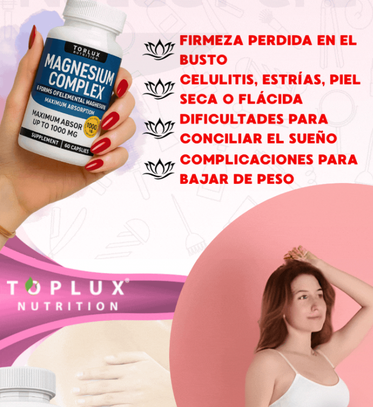 2 x 1 Magnesio Complex™ 8 en 1 - Contiene 60 Cápsulas