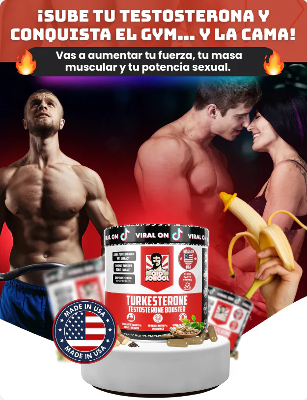 2 x 1 Turkesterone™ - Eleva Tu Fuerza y Vitalidad Masculina 60 Cápsulas